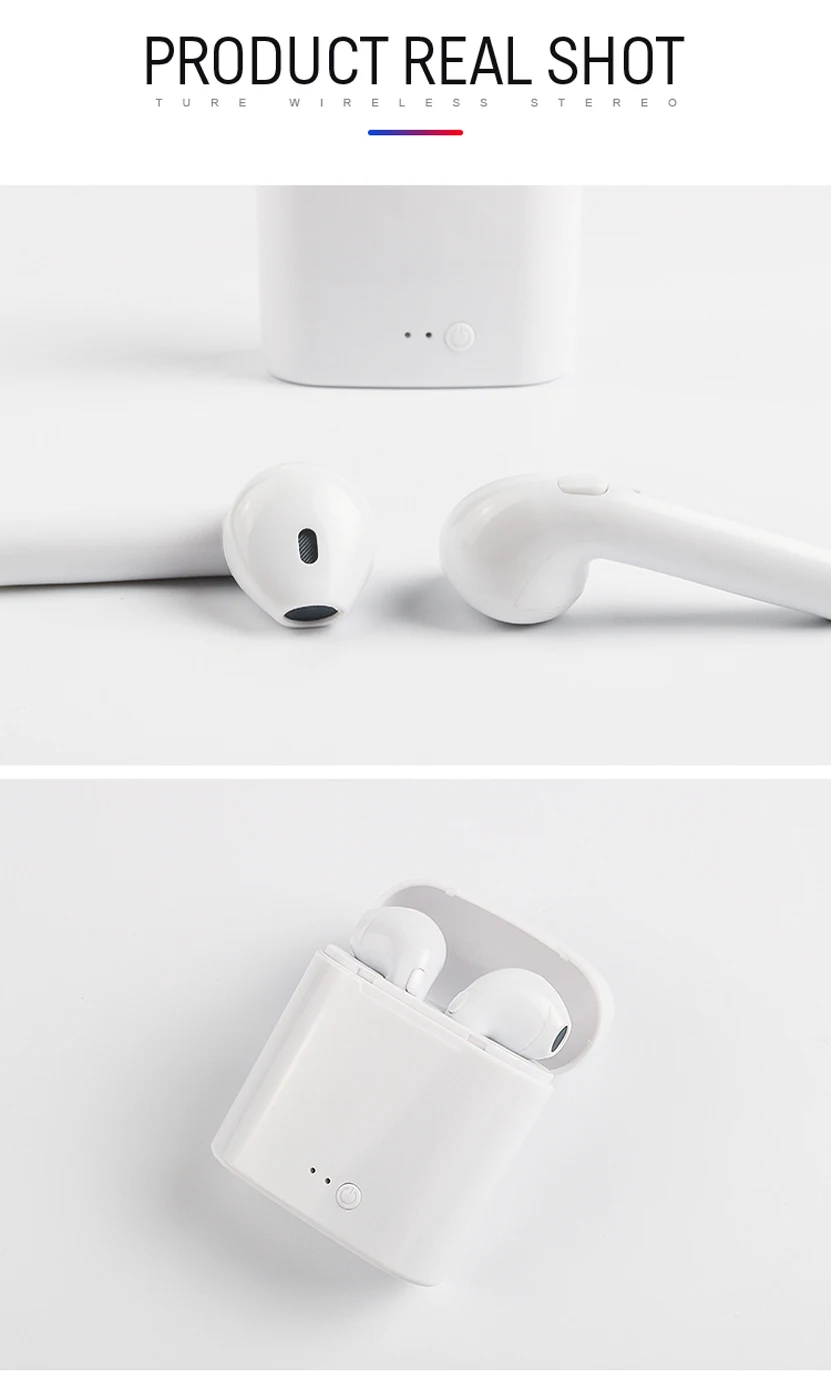 Amazon Best Seller i7s TWS Earbuds Bluetooth Earphone V5.0 Stereo Sound - ANKUX.COM