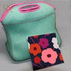 printed double-sided neoprene lunch bag