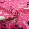 retail sales rose flower printing design Woven Fabric for spring women's dress