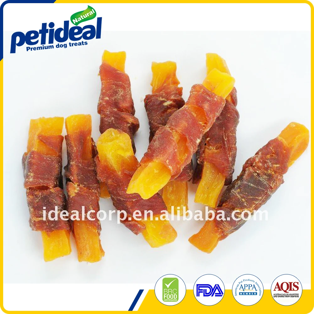 100% natural dog snacks duck & sweet potato/dog treats/duck