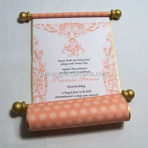 ... scroll box metal scroll stick mango and gold wedding invitation cards