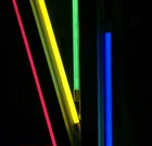 colorful led tube T8 RGB glass tube lights 9w 18w RED BLUE GREEN led tube lighting