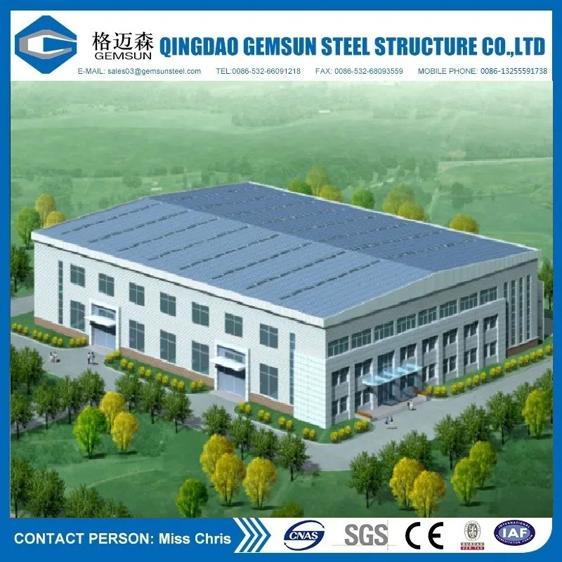 Heavy Duty Steel Warehouse Workshop Made in China