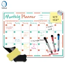 3.5-3 A1 Latest Design Dry Erase Magnet Calendar Magnetic Monthly Calendar Fridge Magnet Calendar
