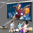 2018 news smart tv for home projector portable wifi projector smart system projector TV