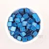 Magic toy glass mosaic blue Loose 1cm mosaic tiles art and craft supplies