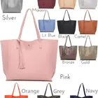Online Shopping Free Shipping Leather Tassel Tote Bag Women Handbags