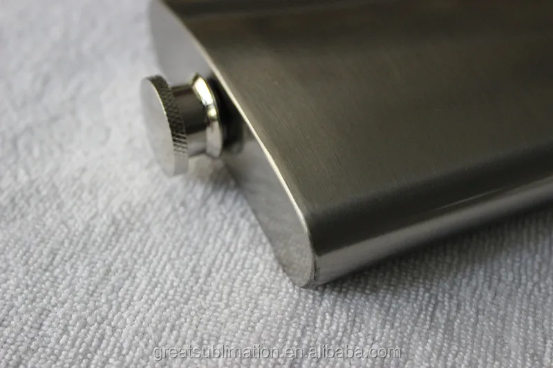 sublimation blank stainless steel hip flask