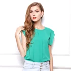 Woman Clothes 2019 Low Price Chiffon Blouses Elegant Design Shirts for Women Blouses