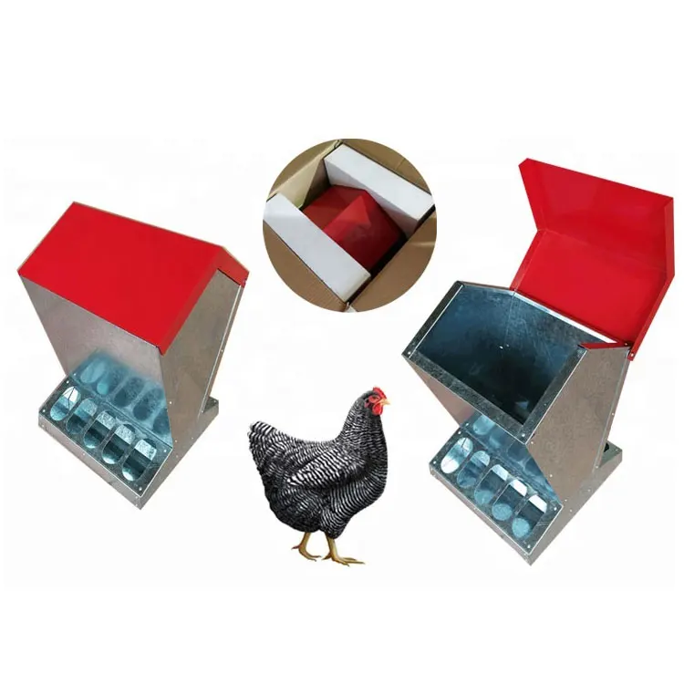 Sheet Metal Fabrication Automatic Feeders For Poultry Chickens