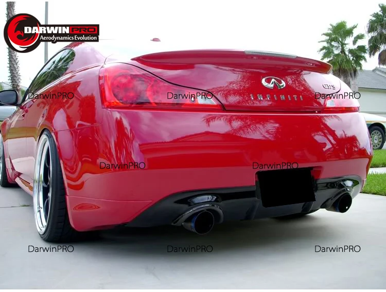 20082010 G37 2Dr DTM II Style Carbon Fiber Rear Diffuser For Infiniti