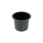 Single Aluminum Jumbo Poker Table Cup Holder