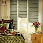 Hot sell best price window sunscreen electric roman blinds