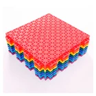 Easy install and remove Indoor and outdoor tartan plastic portable basketball court sports flooring
