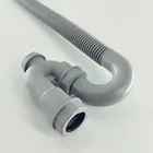 sink overflow basin drain washing machine flexible tube flexible hose for washbasin kitchen sink waste drain waste pipe