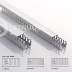 Split slot flame retardant pvc trunking 100x100