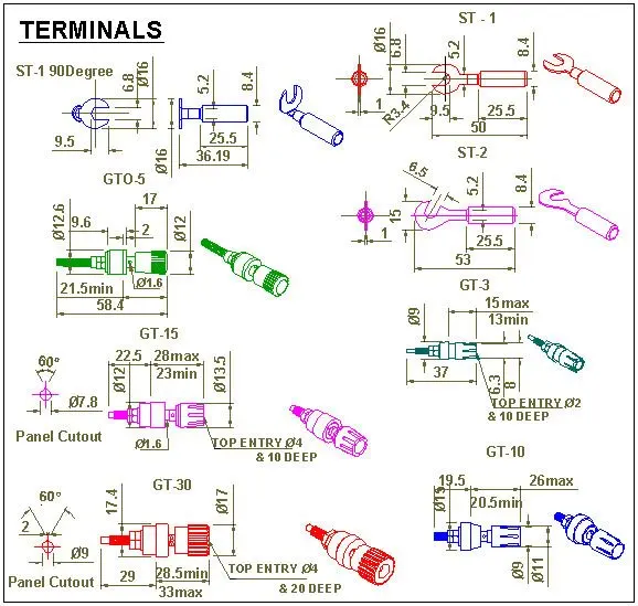 Terminals,Banana Plugs,Sockets Buy Terminals,Electrical Terminal