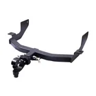 Heavy Duty Hitch Ball Black Pintle Hook Trailer Towing Multi-fit Hitch,Towing Hitch