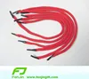 Polyester paper bag cord handle with plastic tips