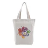 china calico blank canvas wholesale tote handle bags with custom printed logo