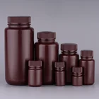 Low price high quality 1000ml Wide Mouth Amber Plastic Reagent Bottle