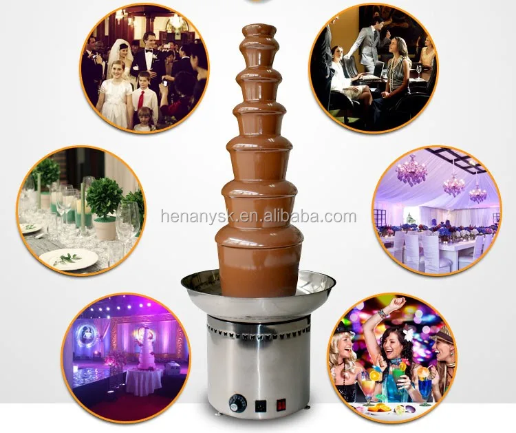 Commercial 7 Tier Layers Mini Waterfall Machine Chocolate Fountain For Sale Philippines
