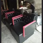 2018 New Arrival Classic European Style Black Leather Pink Trim Dryer Chair With Dryer
