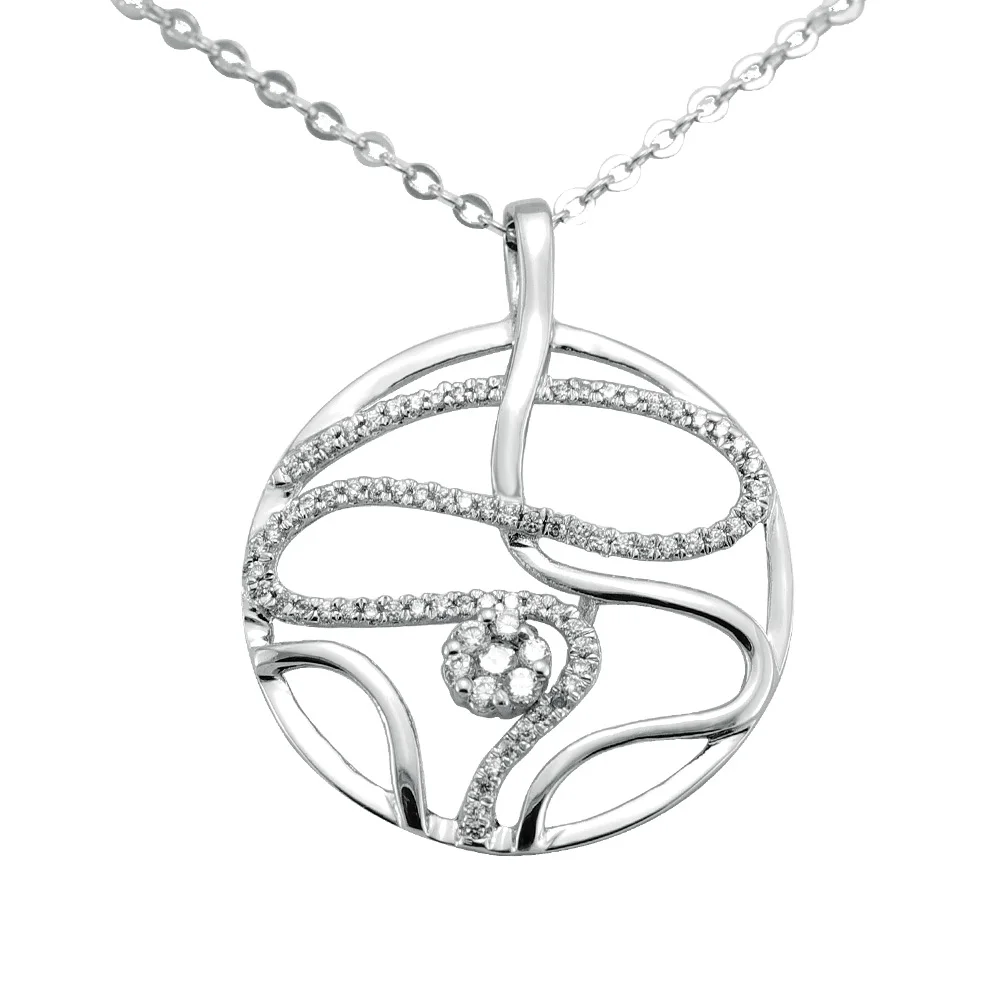 Factory wholesale 925 sterling silver heart cage pendant