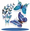 Butterfly suit Simulation Butterfly Stereo Wall upholstered bedroom Decoration plastic Crafts PVC Butterfly