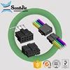 double rows atx/molex/jst male housing 3mm power connector 2 4 6 8 10 12 14 16 18 20 22 24 pin/circuit, with flat ribbon cable