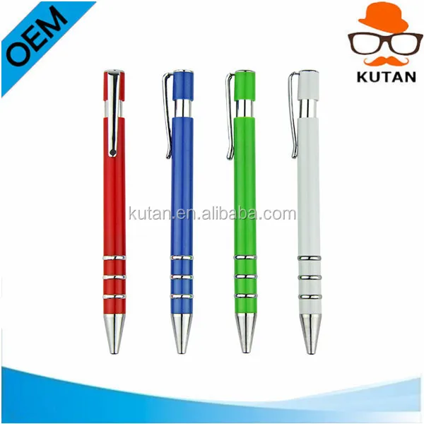 new luxury gift promotion plastic ball pens with custom logo