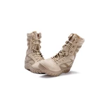 Men'S Leather Military Motorcycle Tactical Army Boots Outdoor Jungle High Ankle Delta Camping Boots For Men