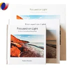 Custom China Supplier Gold Hardcover Threaded Binding landscape Photo color Book Making