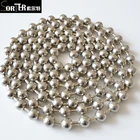 Manufacturer For Nickel Stainless Steel Brass Metal Beaded Ball Chain For Wholesale