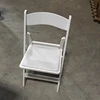 Wholesale outdoor garden white resin folding wedding chairs plastic wedding folding chair