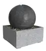 sandstone water fountain with rolling ball for home decoration