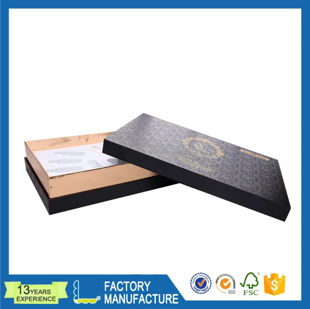 paperboard boxes with blister plastic insert fit beauty products