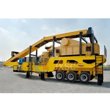 Professional Mobile Cone Stone Crusher Station Crushing Plant for Factory Price