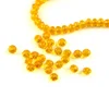 Inexpensive 3mm orange yellow beads wholesale diy gift bead faceted glass rondelle beads