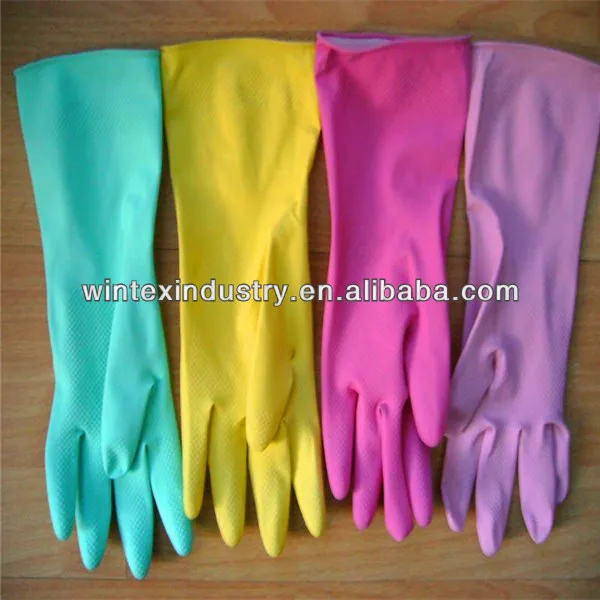Extra lange haushalt gummi-handschuhe reinigung; Welt haushalt gummihandschuhe; warm gummihandschuhe
