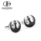China manufacture custom gift use logo shaped anchor cuff links