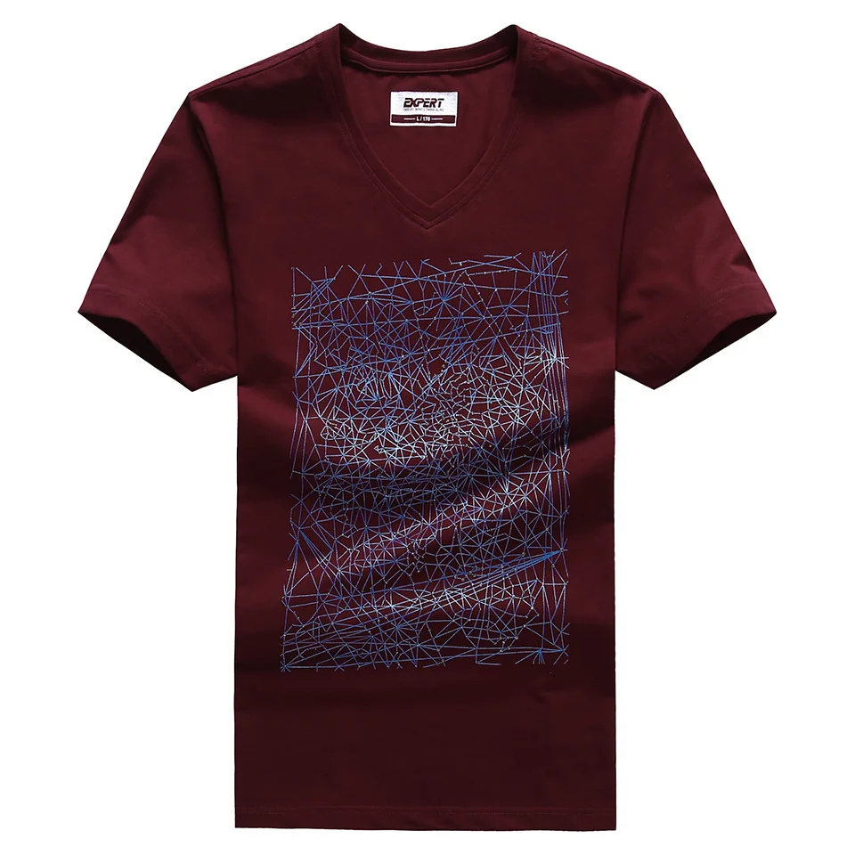 Famous Luxury Brand Shirt Men Plus Size Casual Tops V-Neck Short Sleeve L-6XL High Quality Jeepont Maroon