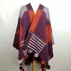 ladies winter wholesale chiffon shawl surf poncho