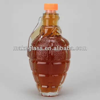 Spezialglas Weinflasche Granate Glasflasche Mit Kunststoffdeckel - Buy