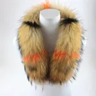 Customized Size And Color Real Raccoon Fur Trimming