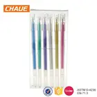 2018 newest sale special design multicolor metallic gel ink refill pen