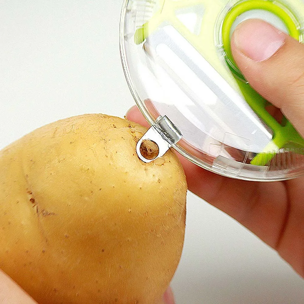 Multifunctional 3 in 1 Kitchen Peeler Grater Slicer Cooking Tools Vegetable Potato Peeler Zester Cutter Rotatable Utensil KC1072