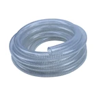 Flexible transparent pvc spiral steel wire reinforced hose
