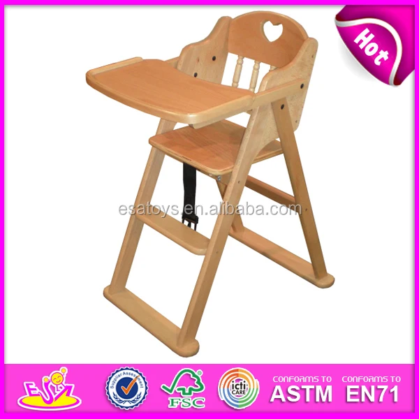 wooden baby high chair for sale
