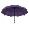21"x8k Auto Open Promotional Mini 3 Folding Umbrella With Custom Logo